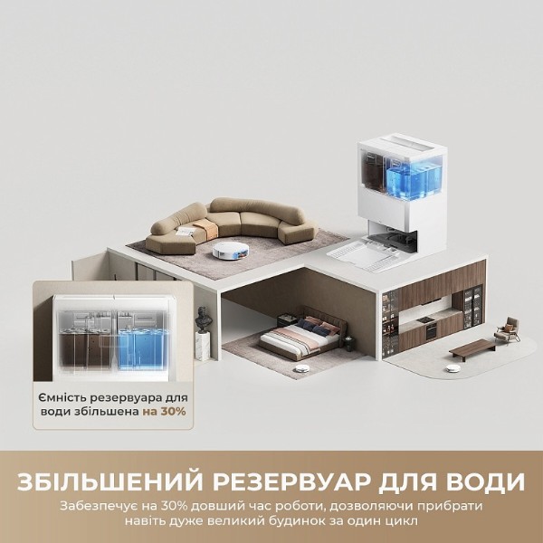 Фото - Робот-пилосос миючий Mova S70 Ultra Roller Black (RLZ52EE-Bl)